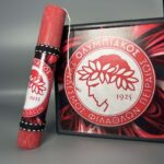 Φωτιζόμενη Πασχαλινή Λαμπάδα με Θέμα Ολυμπιακός – Ιδανική για Φίλους της Ομάδας