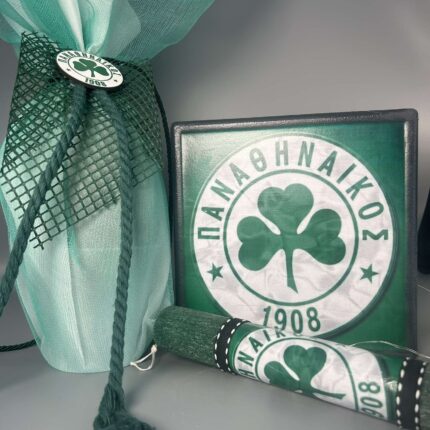 Σετ Λαμπάδα & Διακοσμητικό Παναθηναϊκός (Φωτιζόμενο)