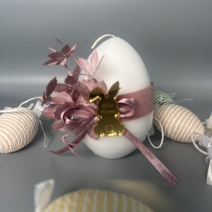 Αρωματικό Κερί-Αυγό με Διακοσμητικές Λεπτομέρειες – Ιδανικό Δώρο για το Πάσχα