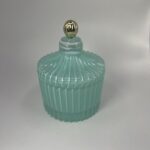 Κομψή Μπομπονιέρα Βάπτισης σε Μέντα Απόχρωση