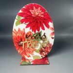 Πασχαλινή Λαμπρότητα: Ξύλινο Αυγό με Χρυσές Ευχές