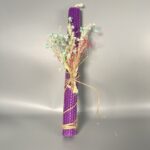 Μοναδική Χειροποίητη Λαμπάδα από Κερί Μελιού με Φυσικό Στολισμό