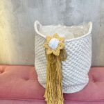 Ρομαντικό Πλήρες Βαπτιστικό Πακέτο για Κορίτσι με Δαντελένιο Φόρεμα & Αξεσουάρ - Image 4