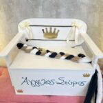 Βαπτιστικό Πακέτο για Αγόρι “Μικρός Πρίγκιπας” με Θέμα Κορώνα & Ξύλινο Κουτί - Image 2