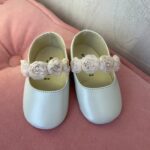 Ρομαντικό Βαπτιστικό Πακέτο σε Αποχρώσεις Ροζ Πούδρας με μονόγραμμα και λουλούδια ΧΕΙΡΟΠΟΙΗΤΟ - Image 12