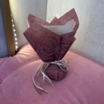 Ρομαντικό Βαπτιστικό Πακέτο σε Αποχρώσεις Ροζ Πούδρας με μονόγραμμα και λουλούδια ΧΕΙΡΟΠΟΙΗΤΟ - Image 18