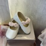 Ρομαντικό Βαπτιστικό Πακέτο σε Αποχρώσεις Ροζ Πούδρας με μονόγραμμα και λουλούδια ΧΕΙΡΟΠΟΙΗΤΟ - Image 8