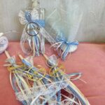 Βαπτιστικό πακέτο σιέλ και εκρού αποχρώσεις για αγόρι - Image 7