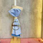 Βαπτιστικό πακέτο σιέλ και εκρού αποχρώσεις για αγόρι - Image 2