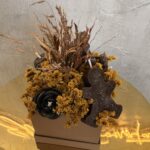 Autumn Glow 🍂 – Χειροποίητη Αρωματική Ανθοδέσμη Κεριών Σόγιας σε Γήινες Αποχρώσεις