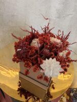 Αρωματικά Κεριά Σόγιας σε Χειροποίητη Ανθοδέσμη – Christmas Edition - Image 2