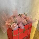 Rustic and glitter Αρωματική Ανθοδέσμη από Κερί Σόγιας – Χειροποίητη Σύνθεση Λουλουδιών