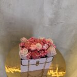Rose Elegance | Χειροποίητα Αρωματικά Κεριά Σόγιας σε τσάντακι