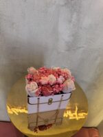 Rose Elegance | Χειροποίητα Αρωματικά Κεριά Σόγιας σε τσάντακι