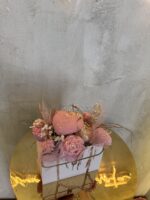 Blush Romance Bag": Ρομαντική Μοσχομυρωδάτη Ανθοδέσμη από Κερί Σόγιας σε Σικ Τσαντούλα - Image 3