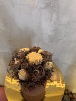 Bloom Glitter Bag: Σούπερ Μοσχομυρωδάτη Ανθοδέσμη από Κερί Σόγιας σε Chic Glitter κουτί