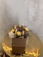 Golden Bloom – Χειροποίητη Ανθοδέσμη από Κεριά Σόγιας - Image 4
