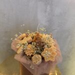 Golden Christmas – Χειροποίητη Αρωματική Ανθοδέσμη από Κερί Σόγιας