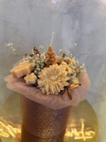 Golden Christmas – Χειροποίητη Αρωματική Ανθοδέσμη από Κερί Σόγιας - Image 2
